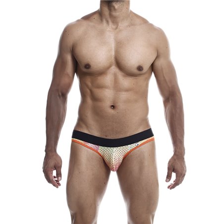 Mob Aero Jock - Multicolor Orange Men's Jockstrap Size L