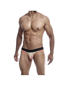 Mob Aero Jock - Multicolor Orange Men's Jockstrap Size L