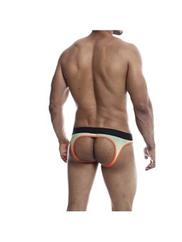 Mob Aero Jock - Multicolor Orange Men's Jockstrap Size L