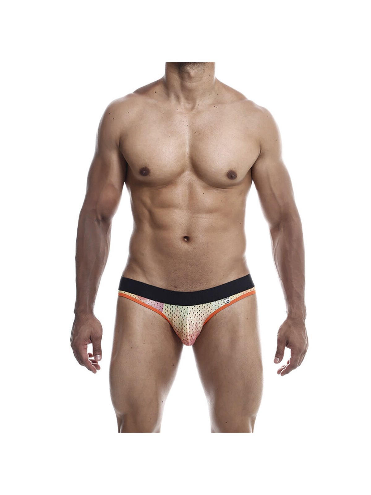 Mob Aero Jock - Multicolor Orange Men's Jockstrap Size XL