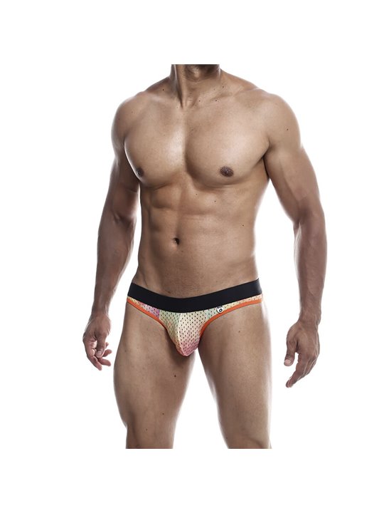 Mob Aero Jock - Multicolor Orange Men's Jockstrap Size XL