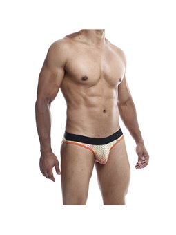 Mob Aero Jock - Multicolor Orange Men's Jockstrap Size XL