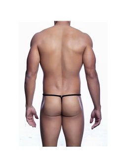Mob - Tear-Shaped Black Thong for Men Size S/M