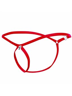 Mob - Tear-Shaped Red Thong for Men Size L/XL