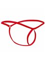 Mob - Tear-Shaped Red Thong for Men Size L/XL