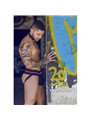 Mob - Classic Black Thong for Men Size M
