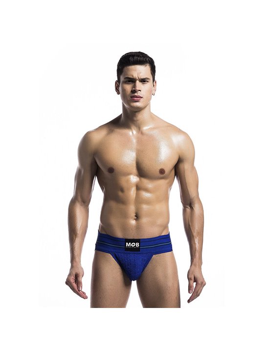 Mob - Classic Blue Thong for Men Size L
