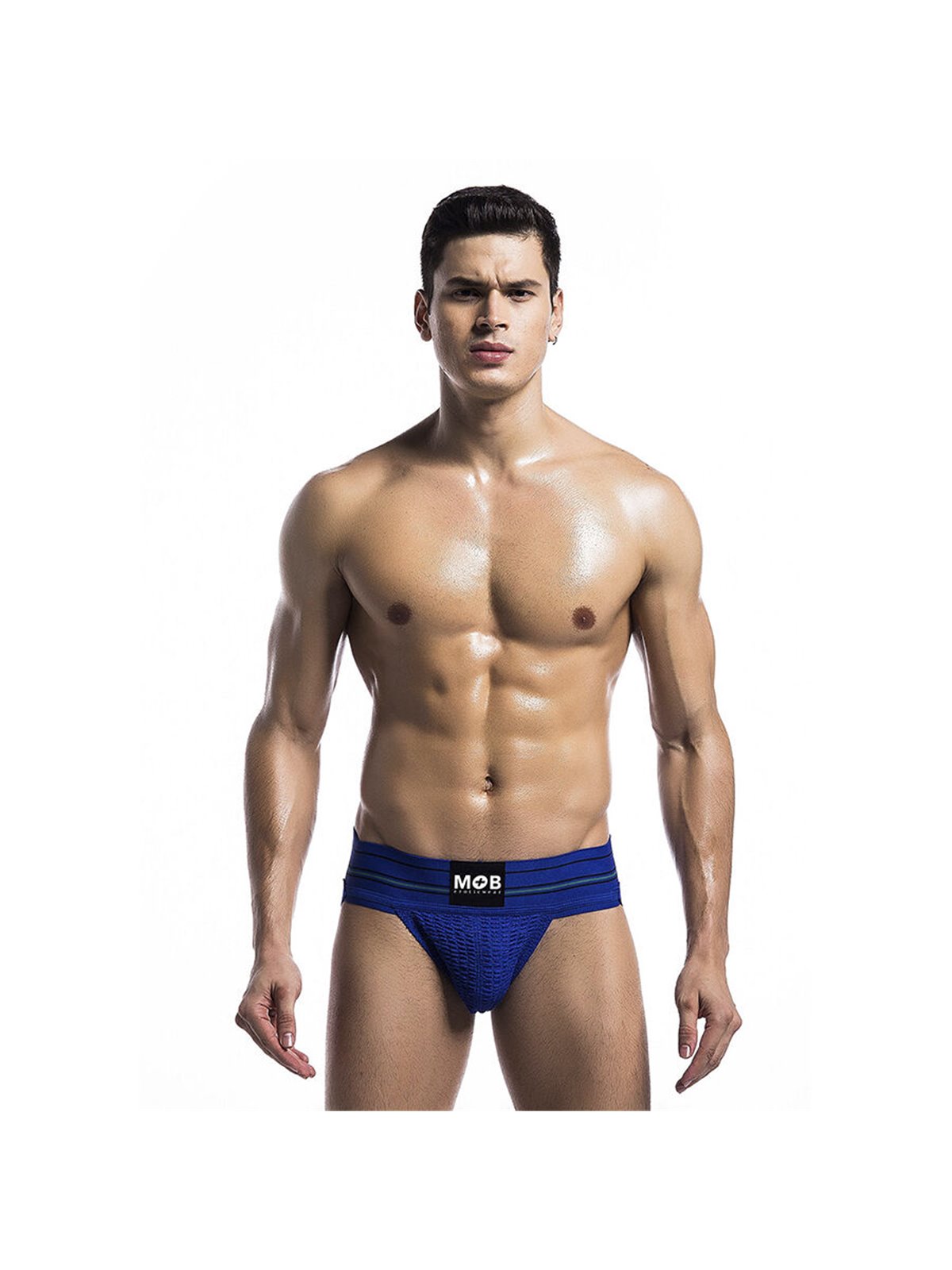 Mob - Classic Blue Thong for Men Size L