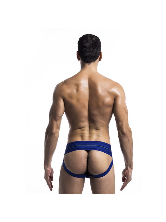 Mob - Classic Blue Thong for Men Size L