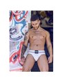 Mob - Classic White Thong for Men Size L