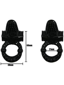 Baile Sweet Ring - Anello Fallico Vibrante con Stimolatore Clitorideo
