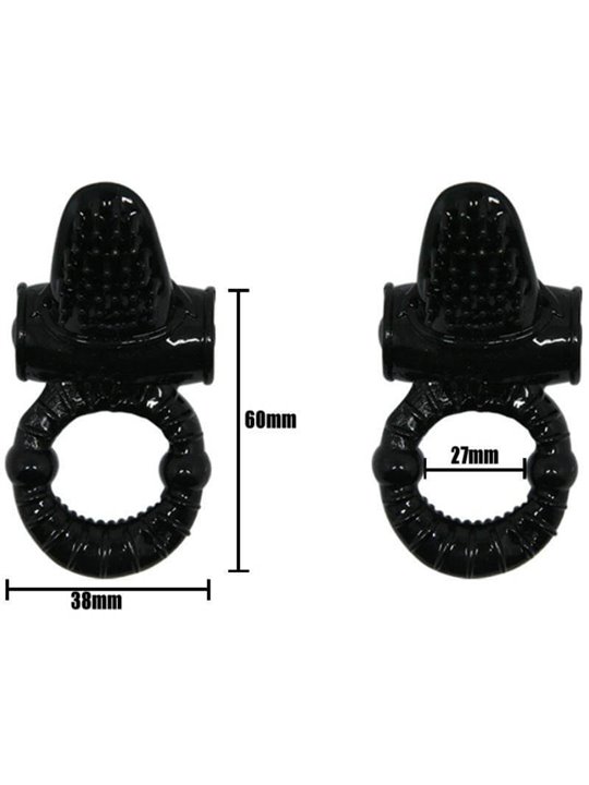 Baile - Sweet Ring Vibrating Ring with Textured Rabbit