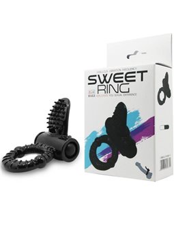 Baile Sweet Ring - Anello Fallico Vibrante con Stimolatore Clitorideo