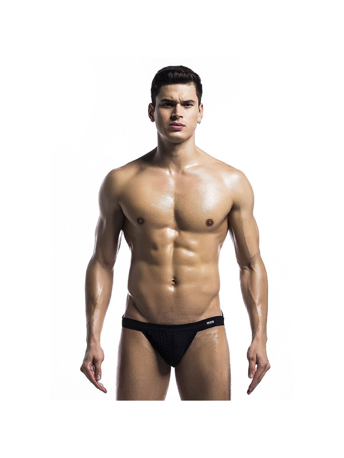 Mob Fetish Jockstrap - Sospensorio per Uomo Nero Taglia M