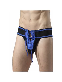Mob Fetish Jockstrap Football - Sospensorio Blu con Allacciatura XL