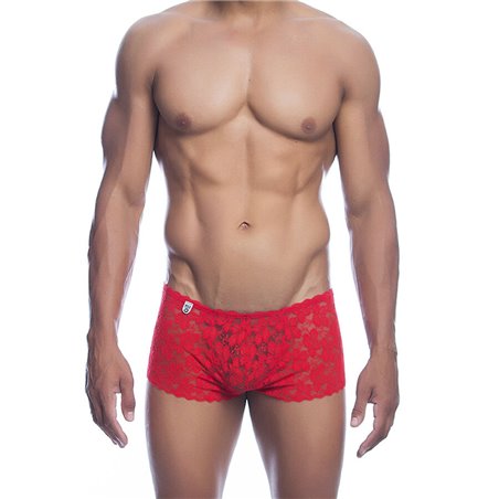 Mob - Red Lace Boxer for Men Size L/XL