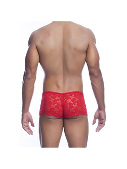 Mob - Boxer per Uomo in Pizzo Rosso Taglia L/XL