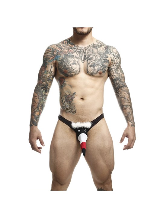Mob Toucan Bikini - Black Jockstrap for Men Size L