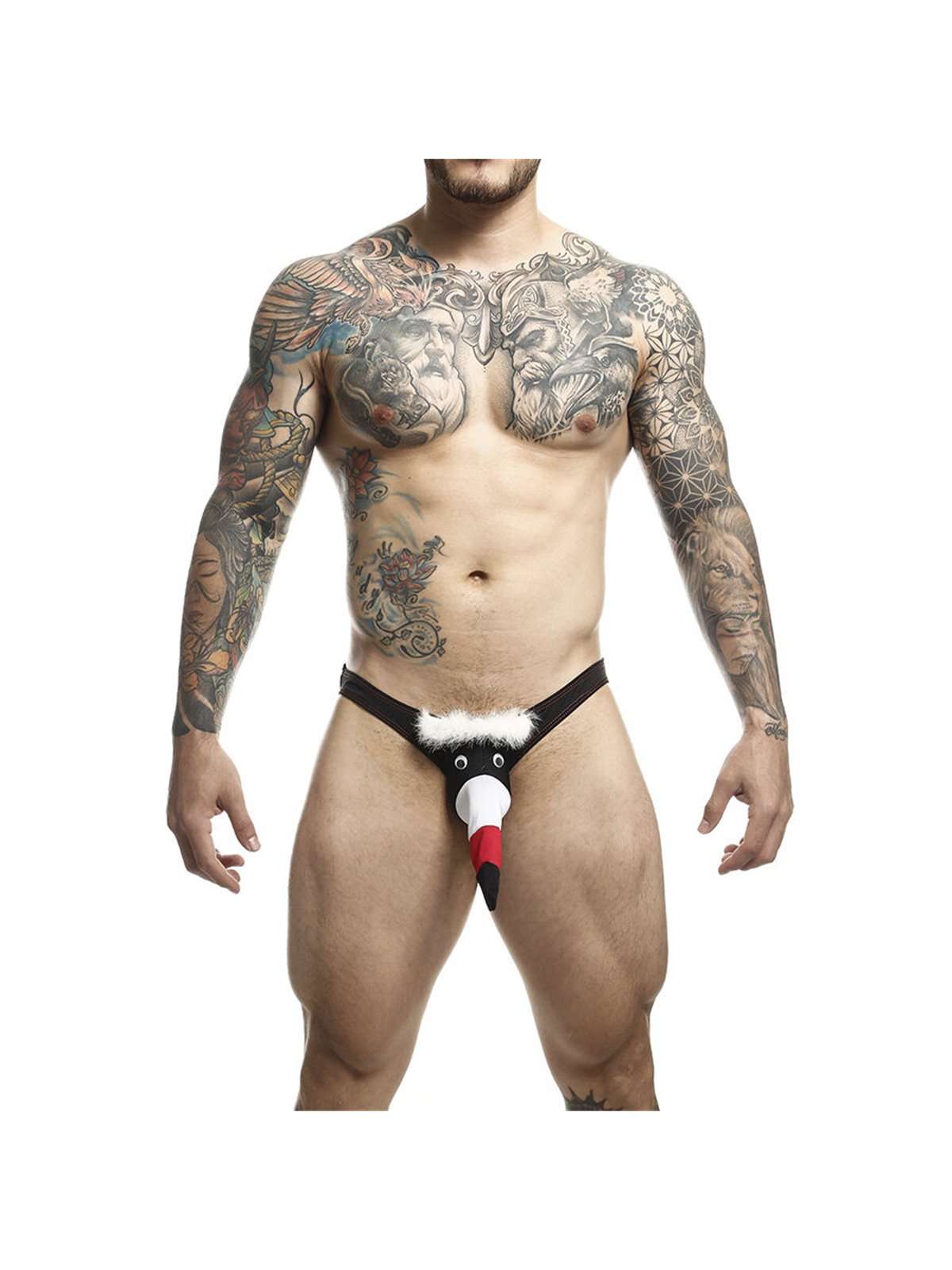 Mob Toucan Bikini - Black Jockstrap for Men Size M