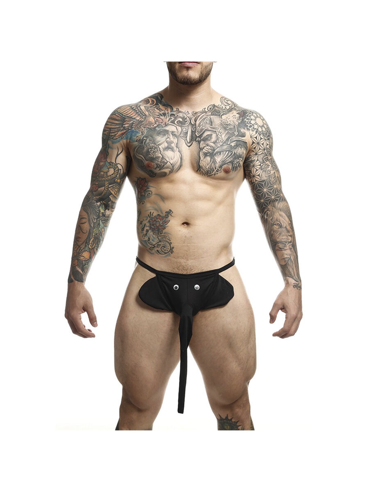 Mob - Elephant Thong for Men Black One Size