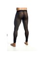 Mob - Collant Neri Trasparenti per Uomo Taglia XL