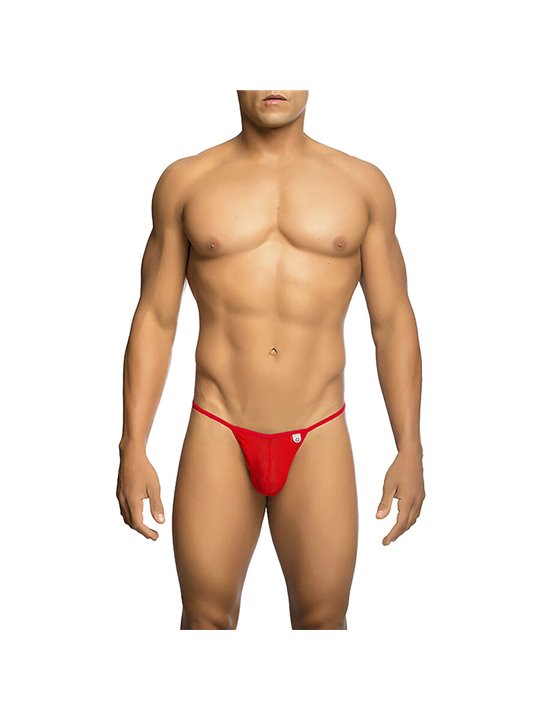 Mob - Sheer Red Thong for Men Size L/XL