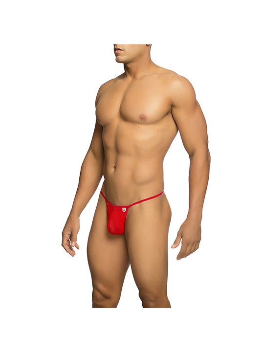 Mob - Sheer Red Thong for Men Size L/XL