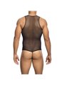Mob Sex Mesh - Sheer Black Bodysuit for Men Size L/XL