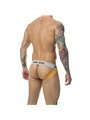 Mob Stripe Classic Jock - Orange Jockstrap for Men Size XL
