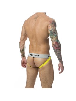 Mob Stripe Classic Jock - Sospensorio per Uomo Giallo Taglia M