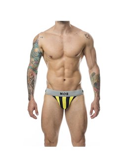 Mob Stripe Classic Jock - Sospensorio per Uomo Giallo Taglia S