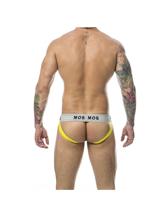 Mob Stripe Classic Jock - Sospensorio per Uomo Giallo Taglia S