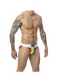 Mob Stripe Classic Jock - Sospensorio per Uomo Rainbow Taglia L
