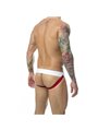 Mob Stripe Classic Jock - Rainbow Jockstrap for Men Size L