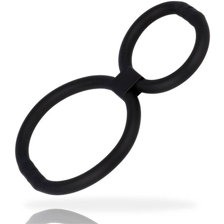 Addicted Toys - Anello Fallico Regolabile in Silicone Nero