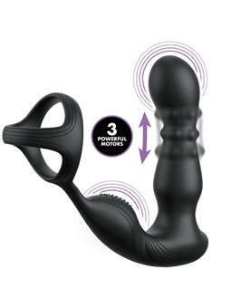 Anal Fantasy - Anal Vibrator with Phallic Ring and Remote Control