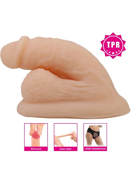 Pretty Love Wildon - Dildo Strap-On Ultra Realistico ed Elastico 10 Cm