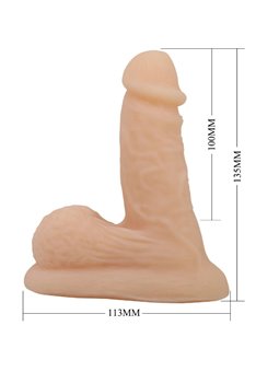 Pretty Love Wildon - Dildo Strap-On Ultra Realistico ed Elastico 10 Cm