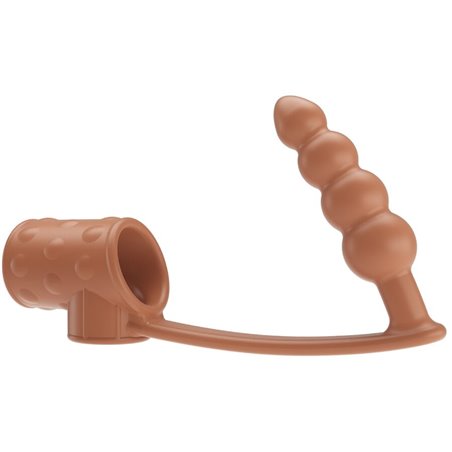 Pretty Love - Phallic Sleeve with Silicone Natural Anal Plug