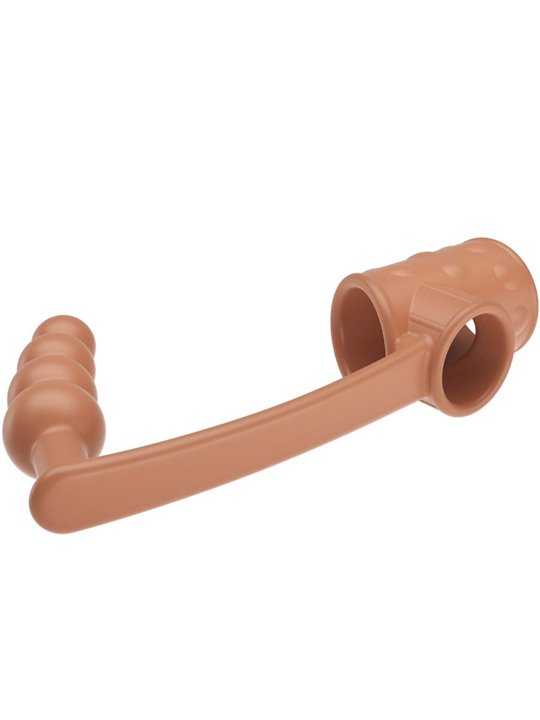 Pretty Love - Phallic Sleeve with Silicone Natural Anal Plug