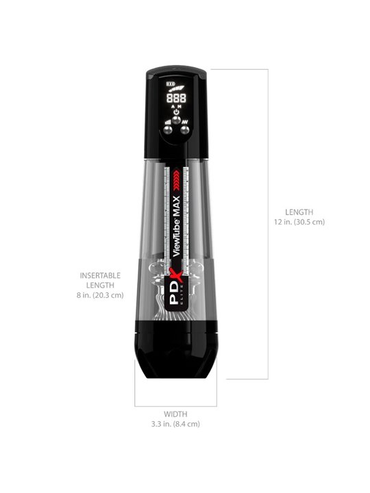 Pdx Elite Viewtube Max View - Automatic Male Suction Masturbator