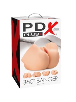 Pdx Plus 360° Banger - Realistic Male Masturbator Vagina and Anus