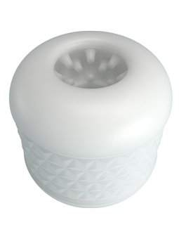 Pretty Love Crystle - White Silicone Male Masturbator