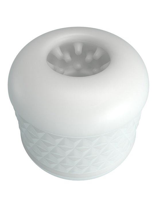 Pretty Love Crystle - Masturbatore Maschile in Silicone Bianco