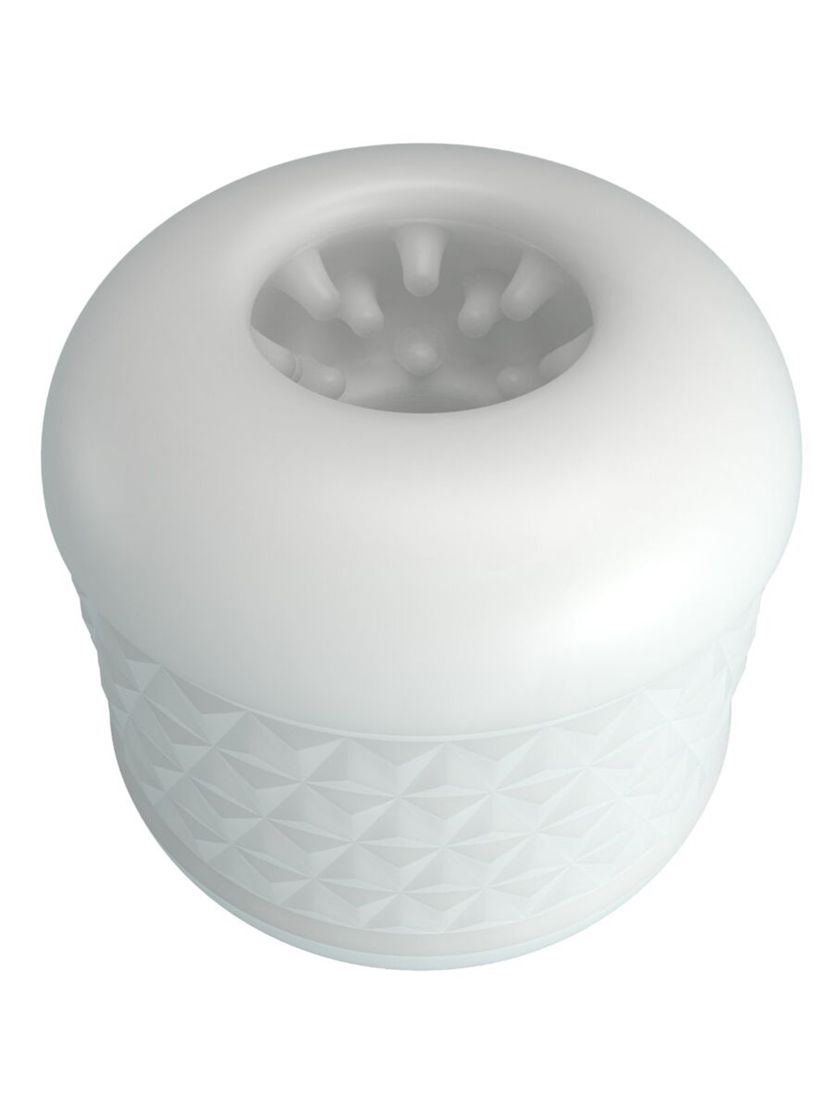 Pretty Love Crystle - White Silicone Male Masturbator