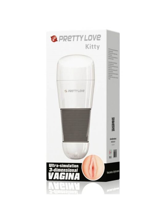 Pretty Love - Kitty White Vagina Masturbator