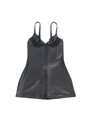 Subblime 957568 - Abito Nero in Ecopelle con Zip Frontale S/M