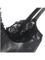 Subblime 957575 - Abito Nero in Ecopelle con Zip Frontale L/XL