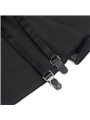 Subblime 957704 - Abito Nero in Ecopelle e Pizzo con Zip Frontale S/M