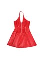 Subblime 957735 - Red Faux Leather and Lace Dress with Front Zipper L/XL